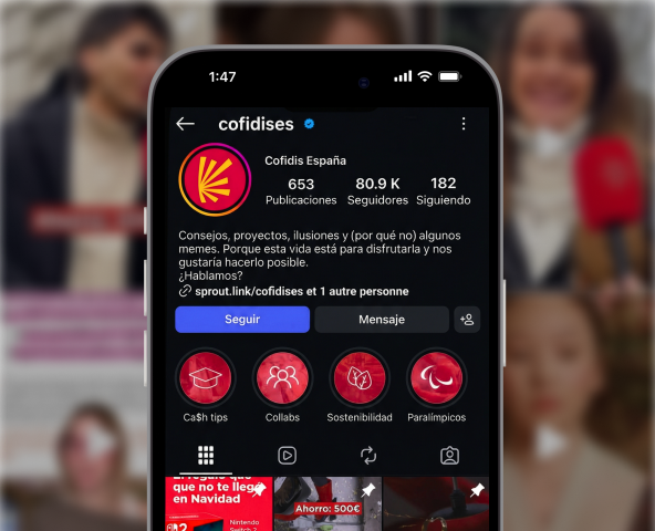 Redes Sociales Cofidis nueva imagen