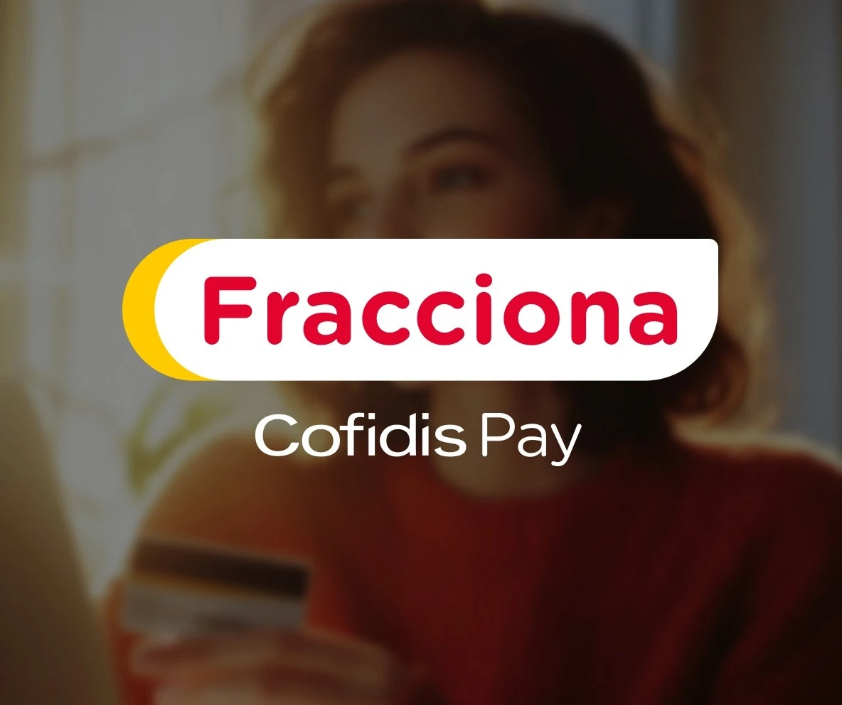 Imagen del logo de Fracciona Cofidis Pay. El producto para financiar compras flexiblemente de 75€ a 1.000€